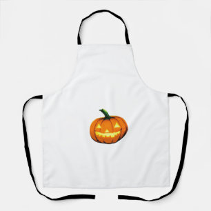 Starry Night Pumpkin Halloween Van Gogh Thanksgivi Apron