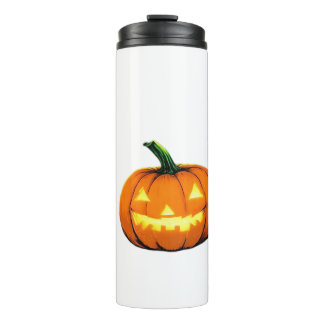 Starry Night Pumpkin Halloween Van Gogh Thanksgivi Thermal Tumbler