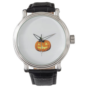 Starry Night Pumpkin Halloween Van Gogh Thanksgivi Watch