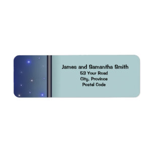 Starry Night Return Address Labels