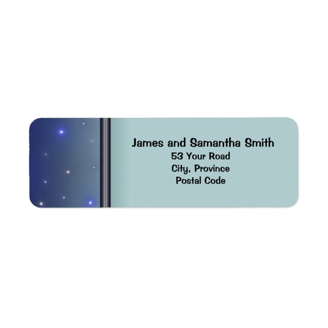 Starry Night Return Address Labels (Front)