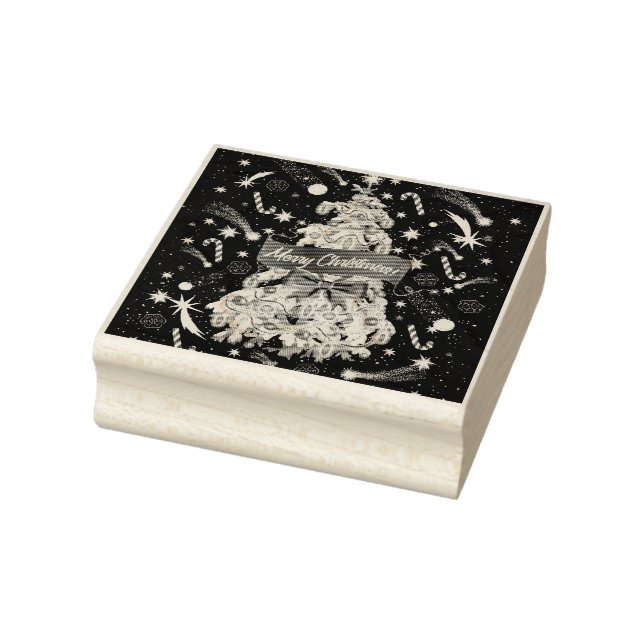 Starry Night Rubber Stamp (Stamp)
