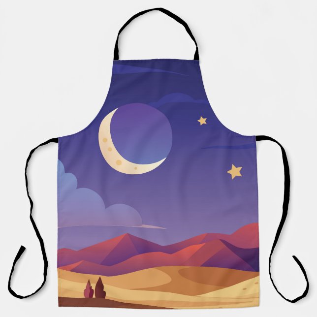 Starry night sky apron (Front)