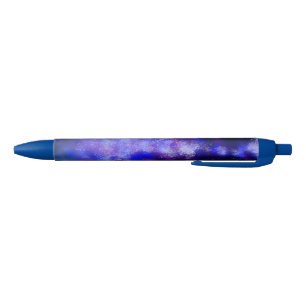 Starry Night sky blue Sapphire Black Ink Pen