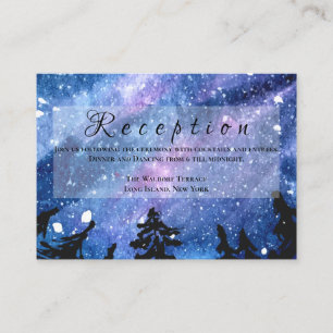 Starry Night Sky Enclosure Card