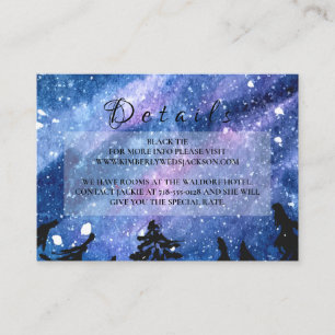 Starry Night Sky Enclosure Card