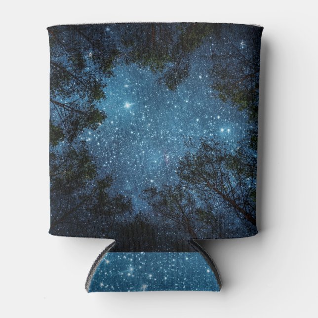 Starry night sky, Milky Way. Can Cooler (Front)