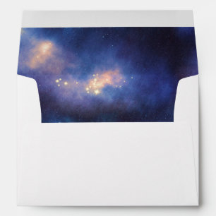 Starry Night Sky Wedding Envelope