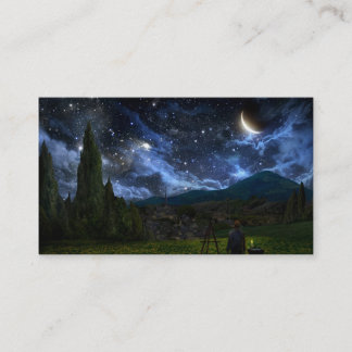 Starry Night_standard business card