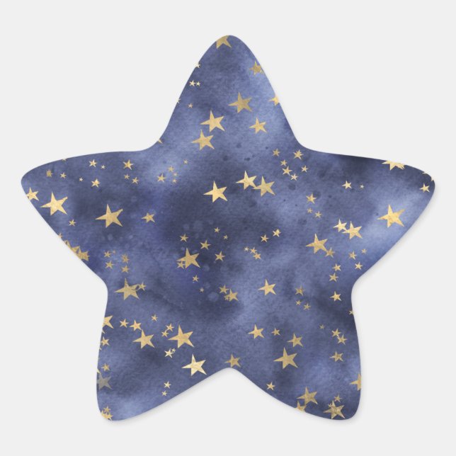 Starry Night Star Sticker (Front)