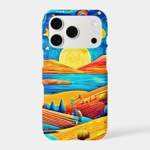 Starry Night Surrealism Cartoon Art