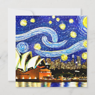 Starry Night Sydney Australia Opera House