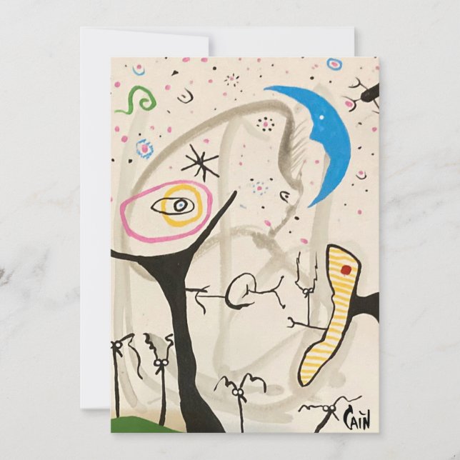 STARRY NIGHT THANK YOU CARD (Front)