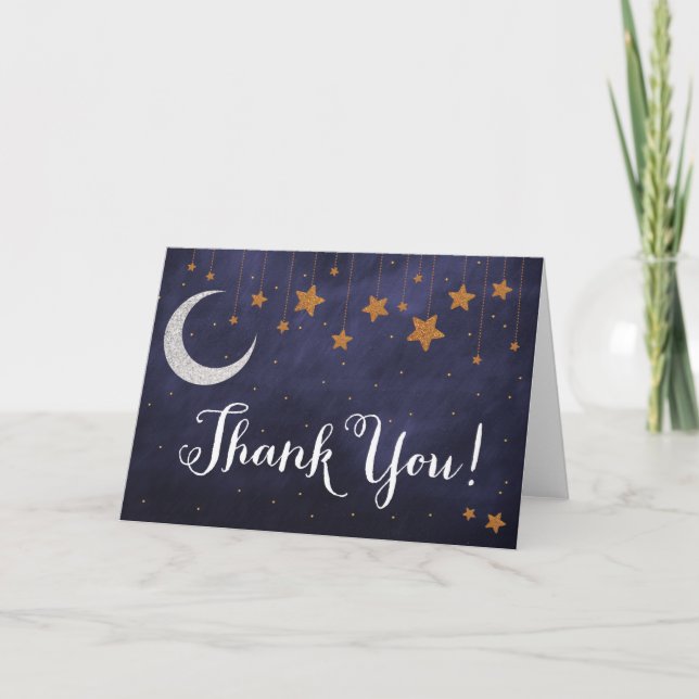 Starry Night Thank You Card (Front)