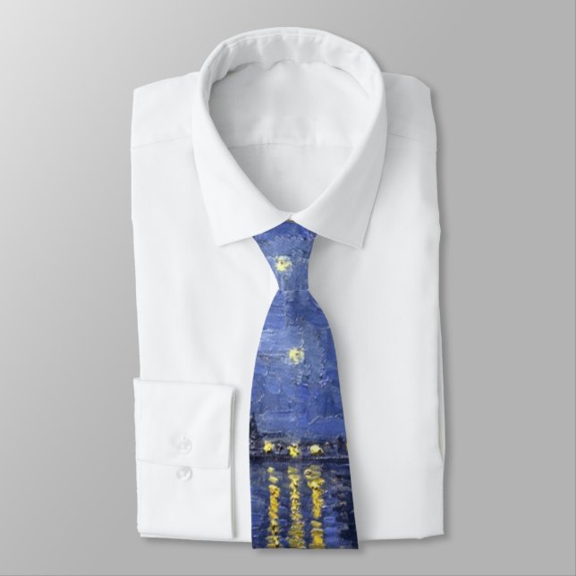 Starry Night Tie (Tied)