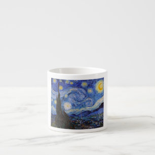 Starry Night: Town Saint Remy by Vincent Van Gogh Espresso Cup