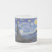 Starry Night: Town Saint Remy by Vincent Van Gogh