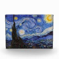 Starry Night: Town Saint Remy by Vincent Van Gogh