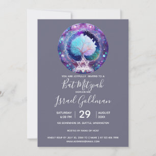 Starry Night   Tree of Life Invitation