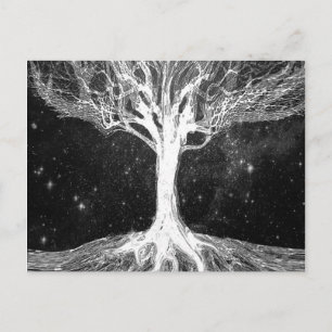 Starry Night Tree of Life Postcard
