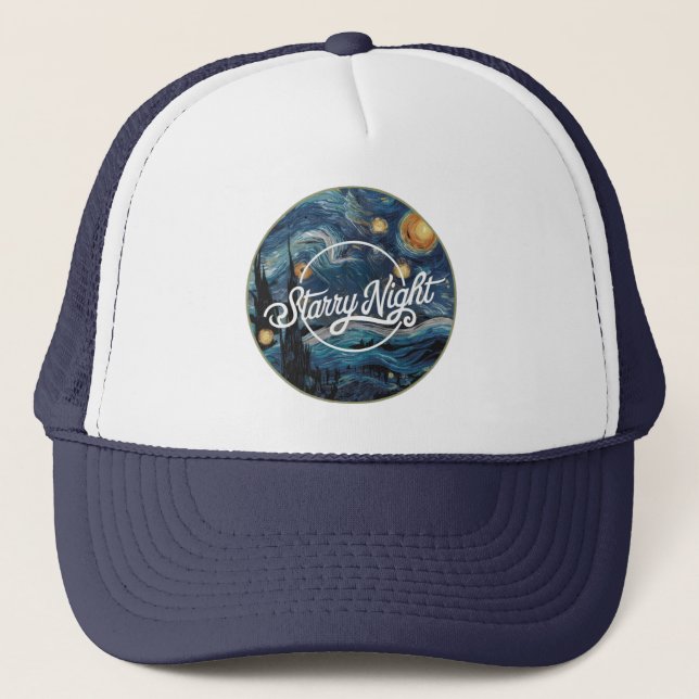 starry night trucker hat (Front)