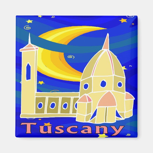 Starry Night Tuscany Magnet (Front)