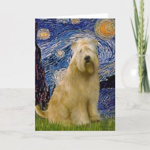 Starry Night (V) - Wheaten Terrier Card