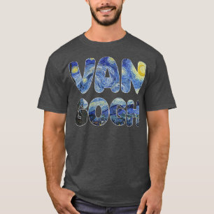 Starry Night Van Gogh Art Painting Vincent Van Gog T-Shirt