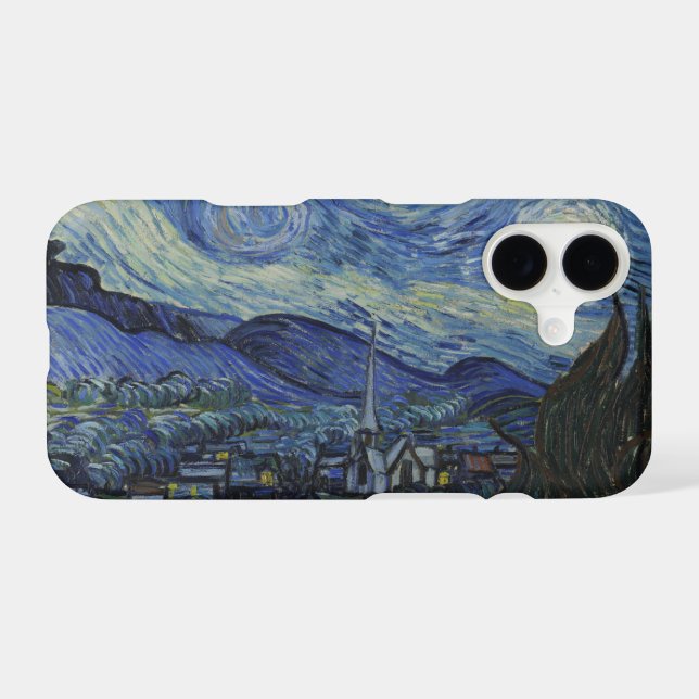Starry Night & Van Gogh / famous vintage Art (Back (Horizontal))