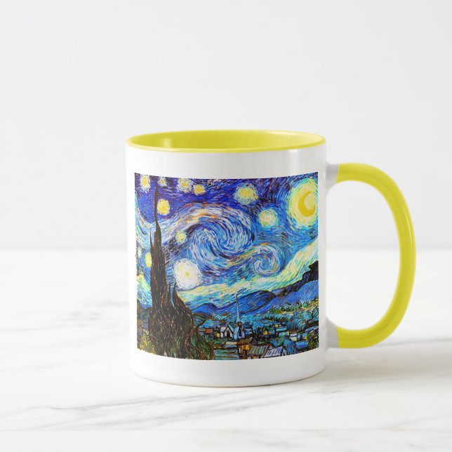 Starry Night Van Gogh Fine Art Mug (Right)