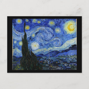 Starry Night Van Gogh Fine Art Postcard