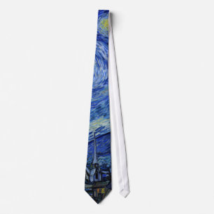 Starry Night Van Gogh Fine Art Tie