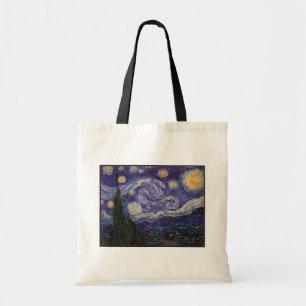 Starry Night, Van Gogh French Town Saint Remy Tote Bag