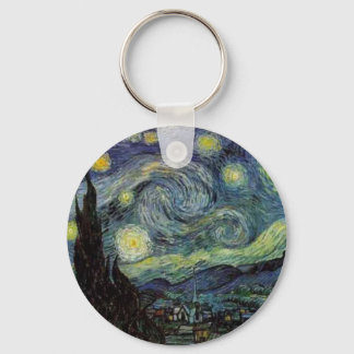 Starry Night - van Gogh Key Ring