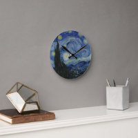 Starry Night - Van Gogh Large Wall  Clock
