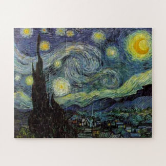Starry Night - van Gogh Painting Art Jigsaw Puzzle