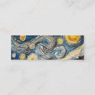 Starry Night Van Gogh repaint Bookmark Card