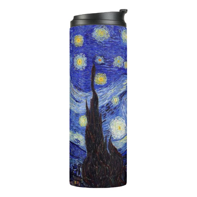Starry Night Van Gogh Thermal Tumbler (Rotated Left)