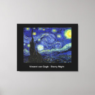 Starry Night, Vincent van Gogh Canvas Print