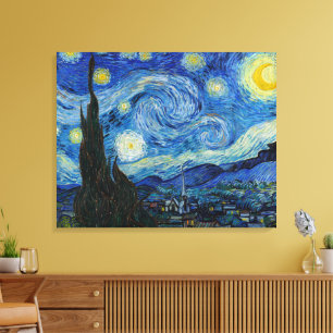 Starry Night   Vincent Van Gogh Canvas Print