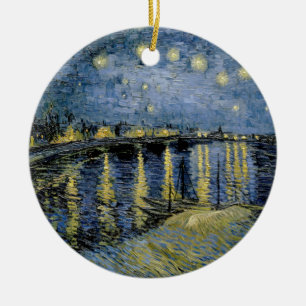  Starry Night  Vincent  van Gogh    Ceramic Tree Decoration
