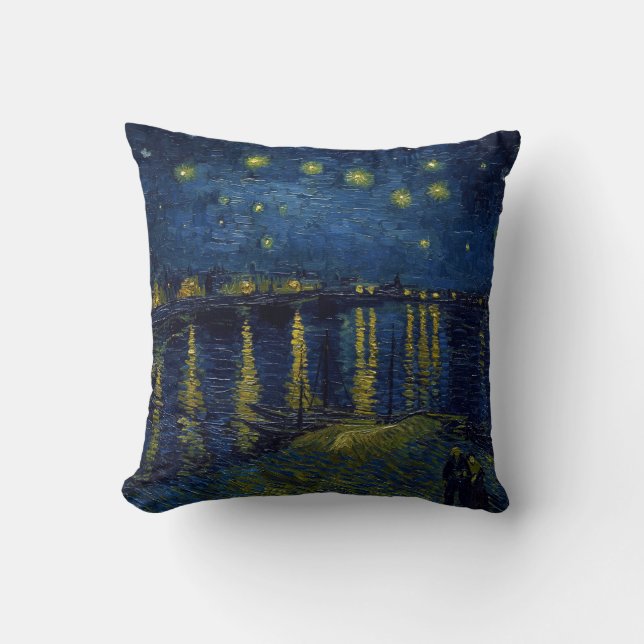 Starry Night, Vincent van Gogh Cushion (Front)