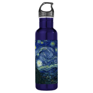 Starry Night Vincent van Gogh Fine Art Painting 710 Ml Water Bottle