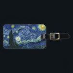 Starry Night Vincent van Gogh Fine Art Painting Luggage Tag<br><div class="desc">Édouard Manet (French, 1832 - 1883) The Rue Mosnier with Flags, 1878, Oil on canvas 65.4 x 80 cm (25 3/4 x 31 1/2 in.) The J. Paul Getty Museum, Los Angeles Digital image courtesy of the Getty's Open Content Program. The urban street was a principal subject of Impressionist and...</div>