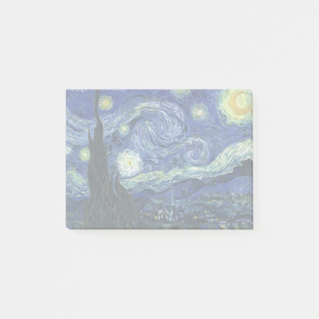 Starry Night Vincent van Gogh Fine Art Painting Post-it Notes (Front)