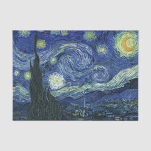 Starry Night Vincent van Gogh Fine Art Painting Tissue Paper