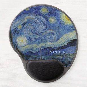 Starry Night Vincent van Gogh Gel Mouse Mat