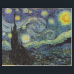 Starry Night, Vincent van Gogh gift Wrapping Paper<br><div class="desc">Starry Night,  Vincent van Gogh gift wrapping paper. Famous fine art,  impressionism landscape oil painting.  for  birthday,  holidays,  Christmas,  anniversary,  wedding,  etc.</div>
