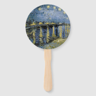 Starry Night Vincent van Gogh Hand Fan