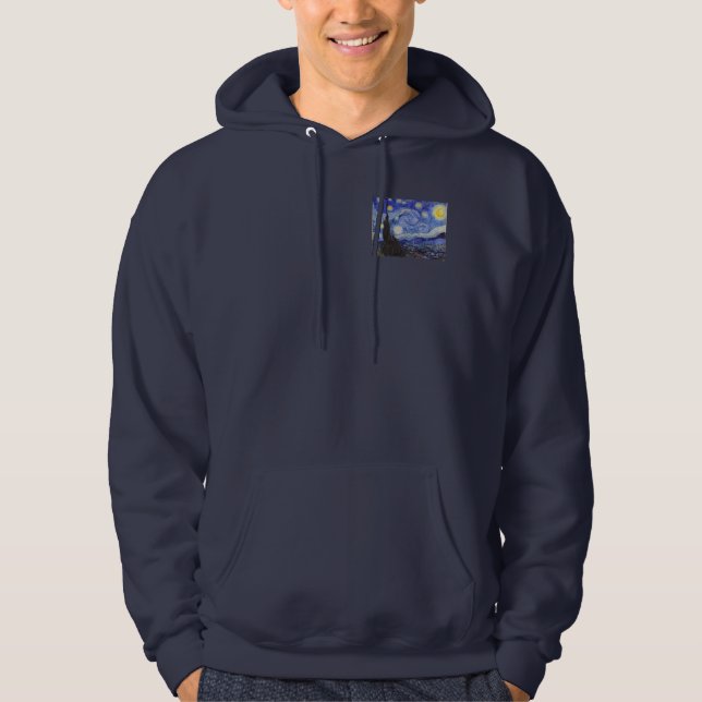 Starry Night , Vincent van Gogh Hoodie (Front)